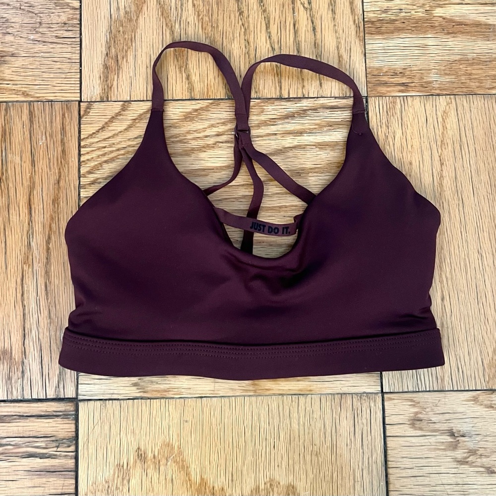 Nike Burgundy Wine Sports Bra